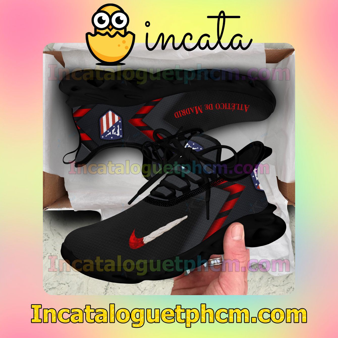 Popular Atletico de Madrid Women Fashion Sneakers