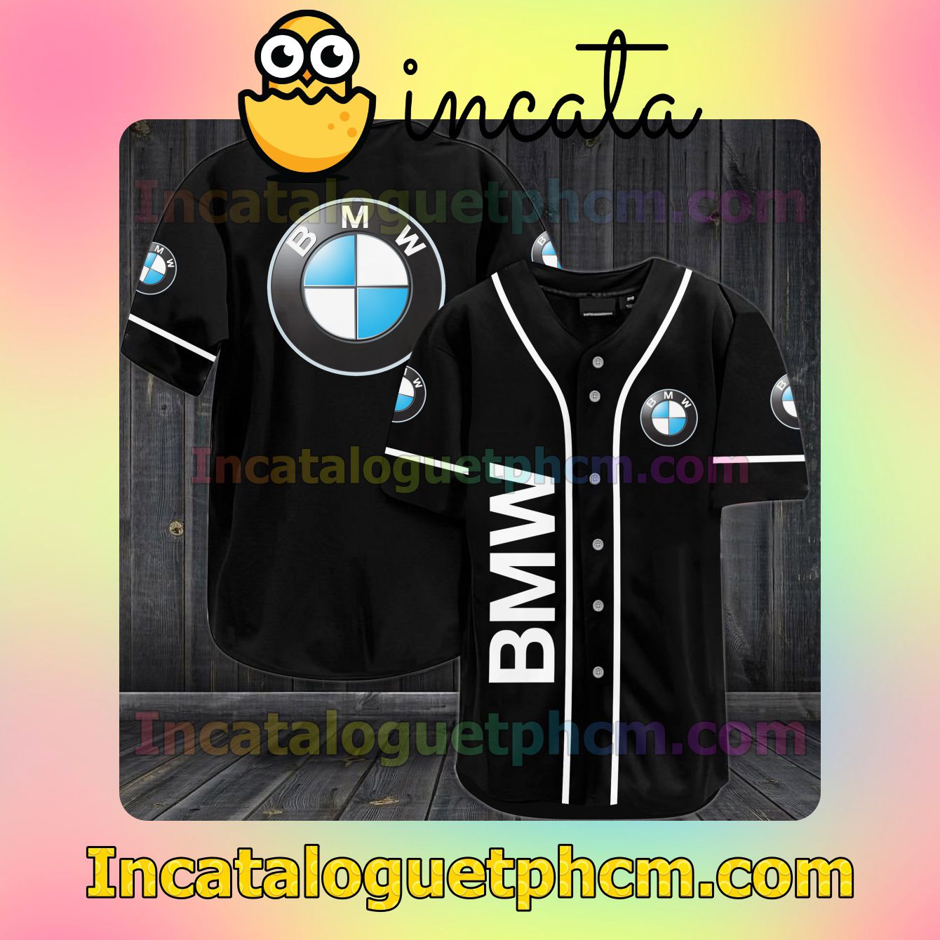 eBay BMW Logo Baseball Jersey Shirt