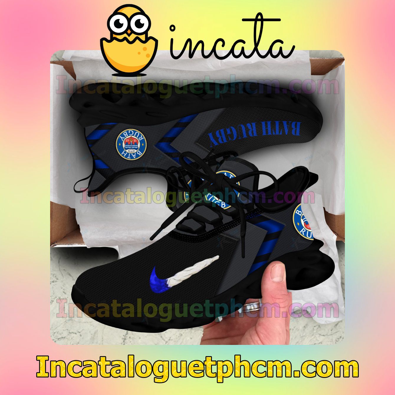 Funny Tee Bath Rugby Women Fashion Sneakers