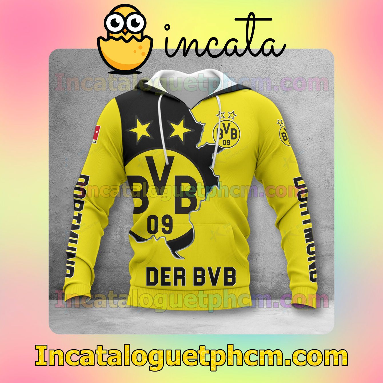 Cheap Borussia Dortmund 3D Hoodie, Hawaiian Shirt