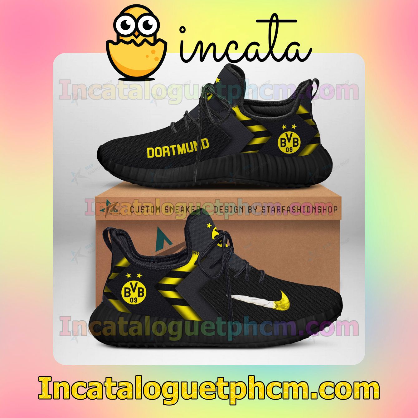 Get Here Borussia Dortmund Ultraboost Yeezy Shoes Sneakers