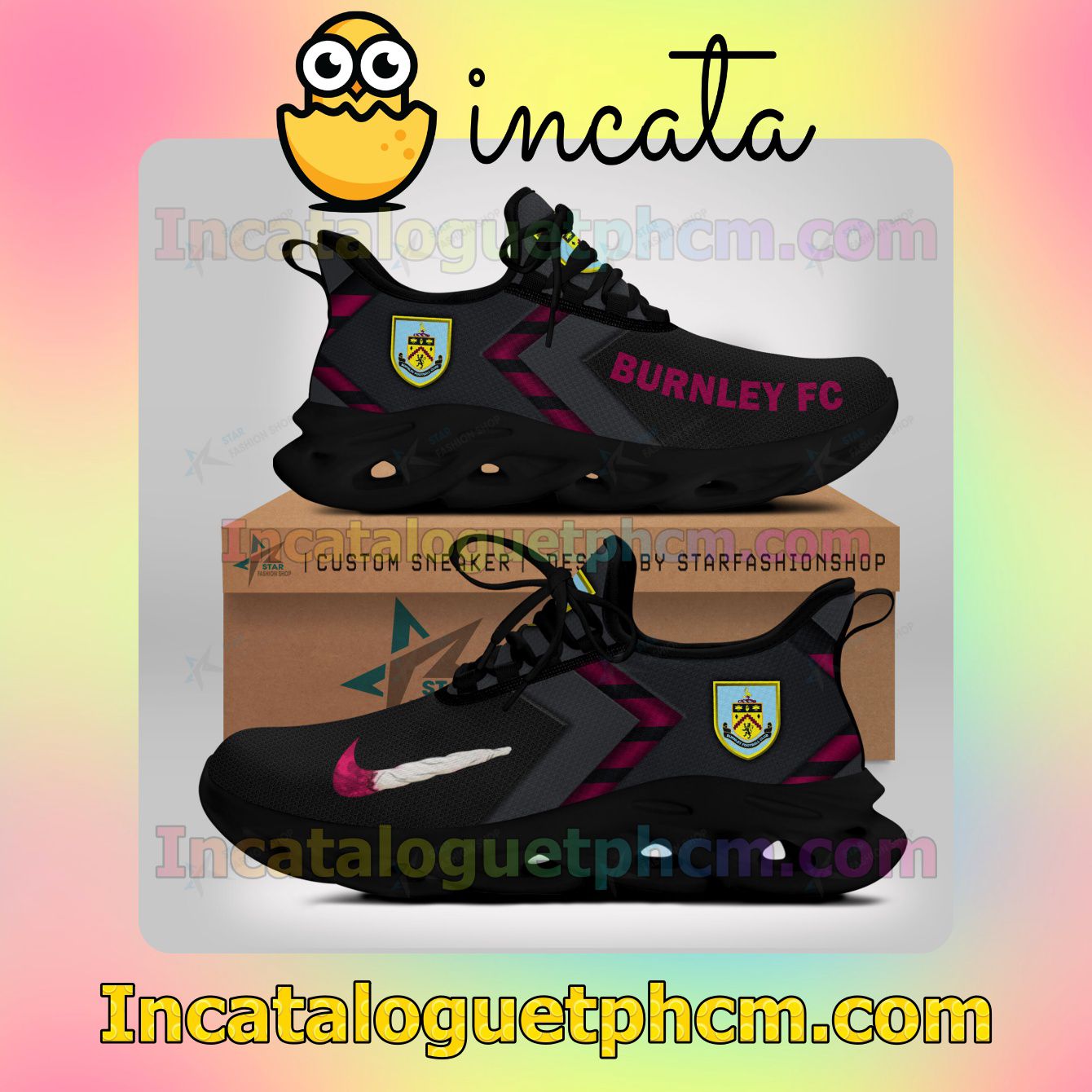 Gorgeous Burnley F.C Nike Low Top Shoes