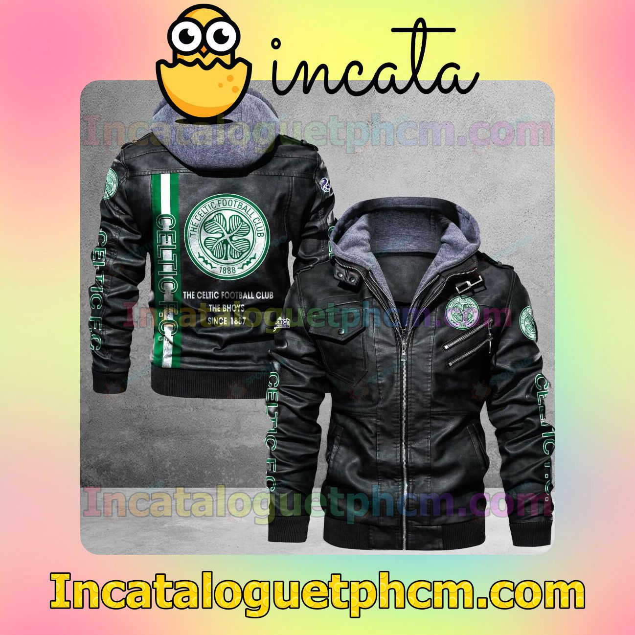 Celtic F.C. Brand Uniform Leather Jacket
