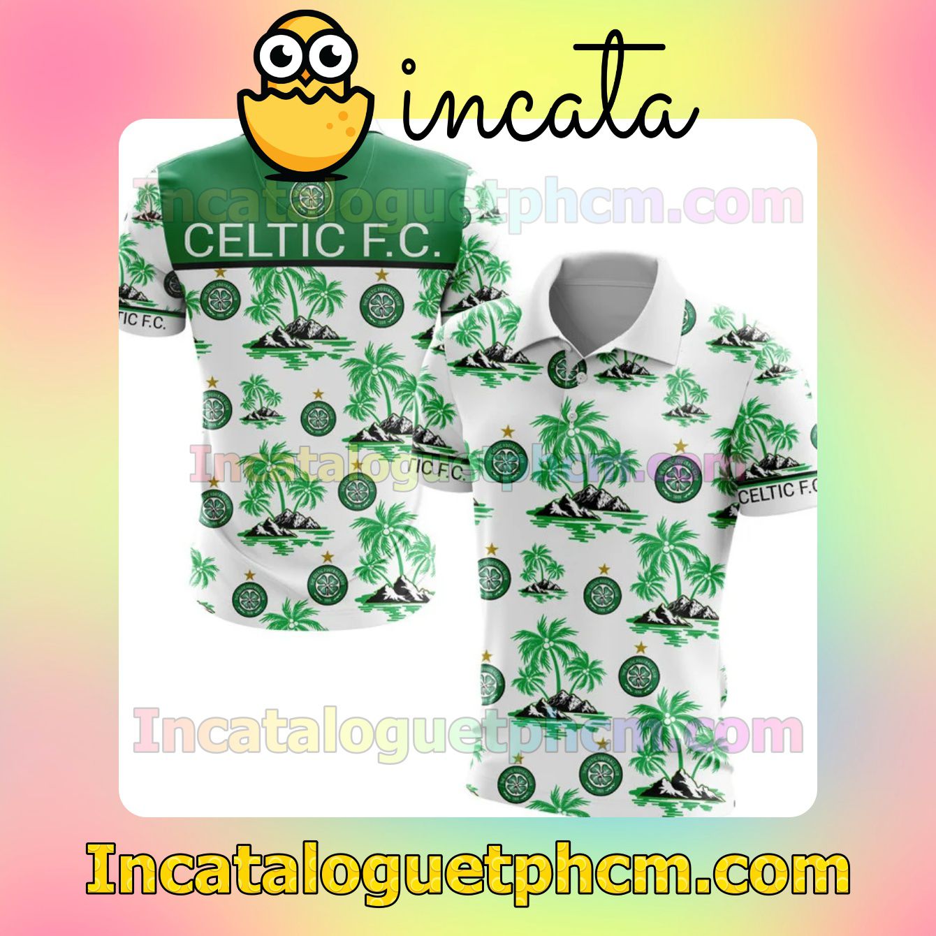Top Rated Celtic FC Coconut Tree Long Sleeve Tee Bomber Jacket