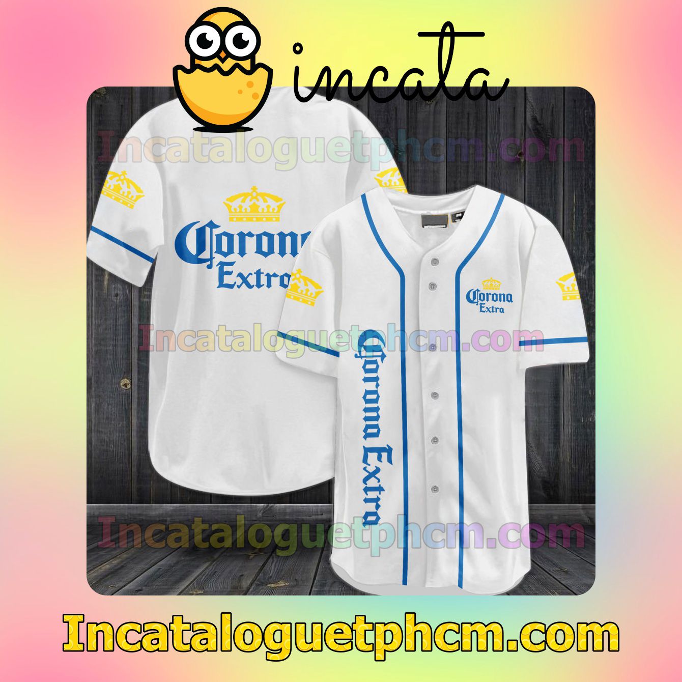 Near you Corona Extra Baseball Jersey Shirt
