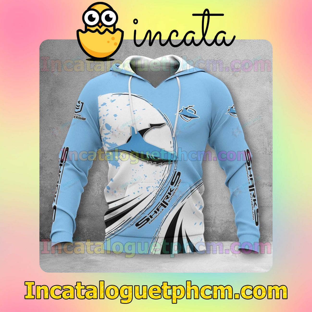 Cronulla Sharks 3D Hoodie, Hawaiian Shirt