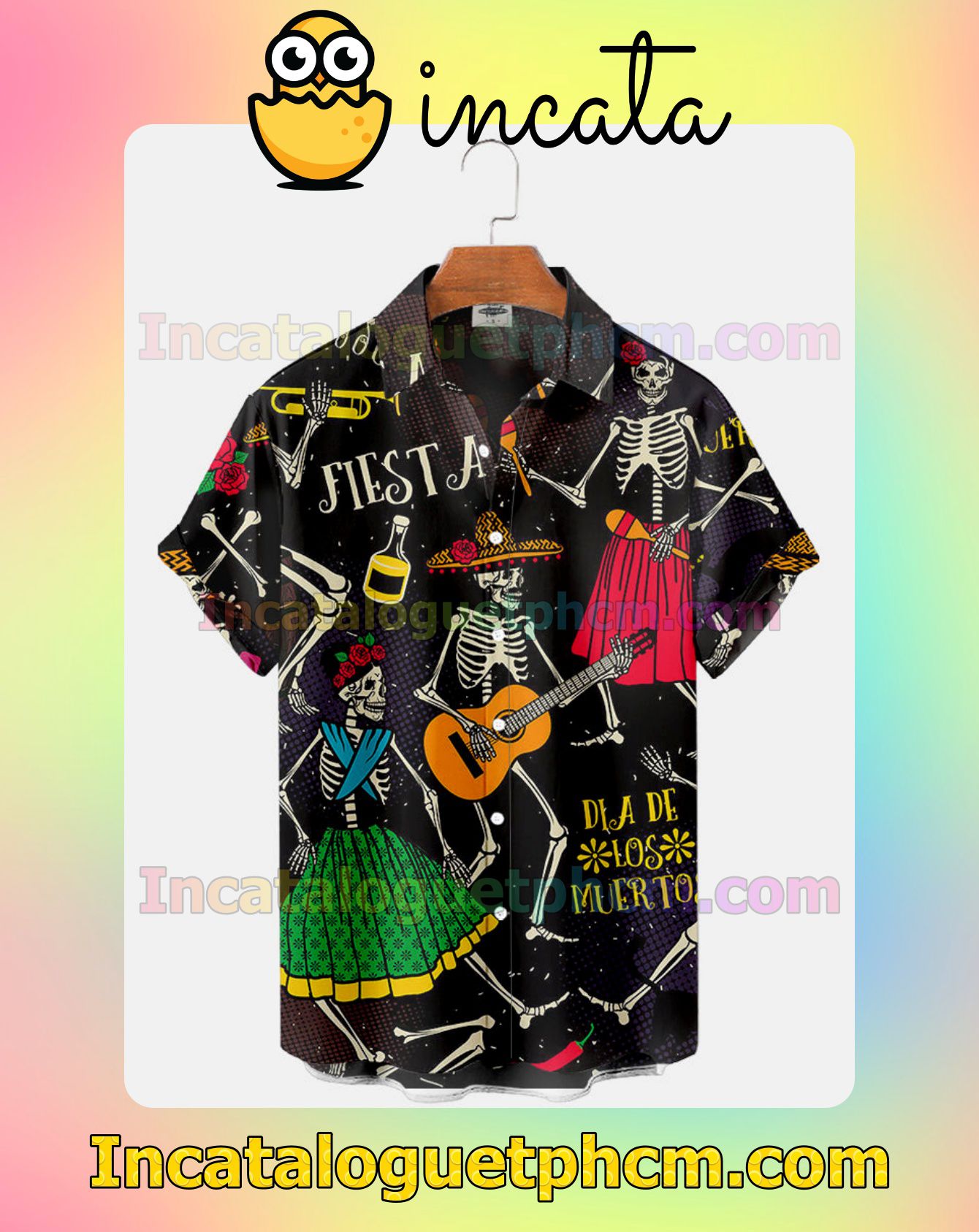 Great Quality Dia De Los Muertos Mexican Halloween Idea Shirt