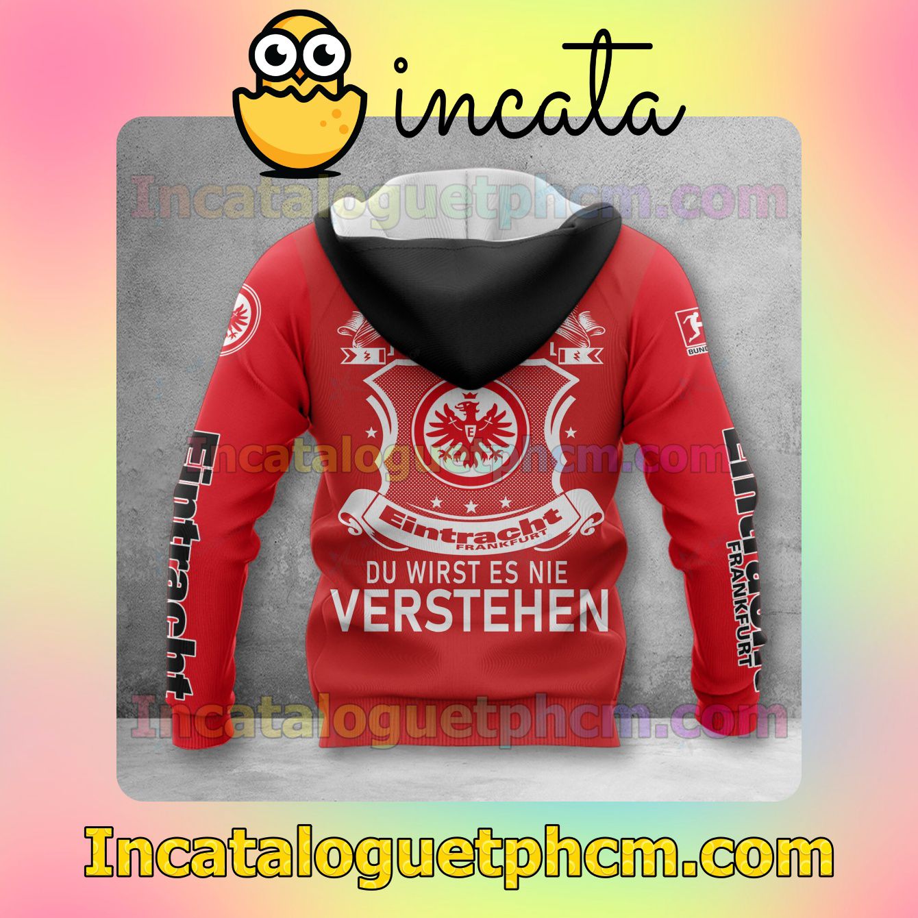 Official Eintracht Frankfurt 3D Hoodie, Hawaiian Shirt