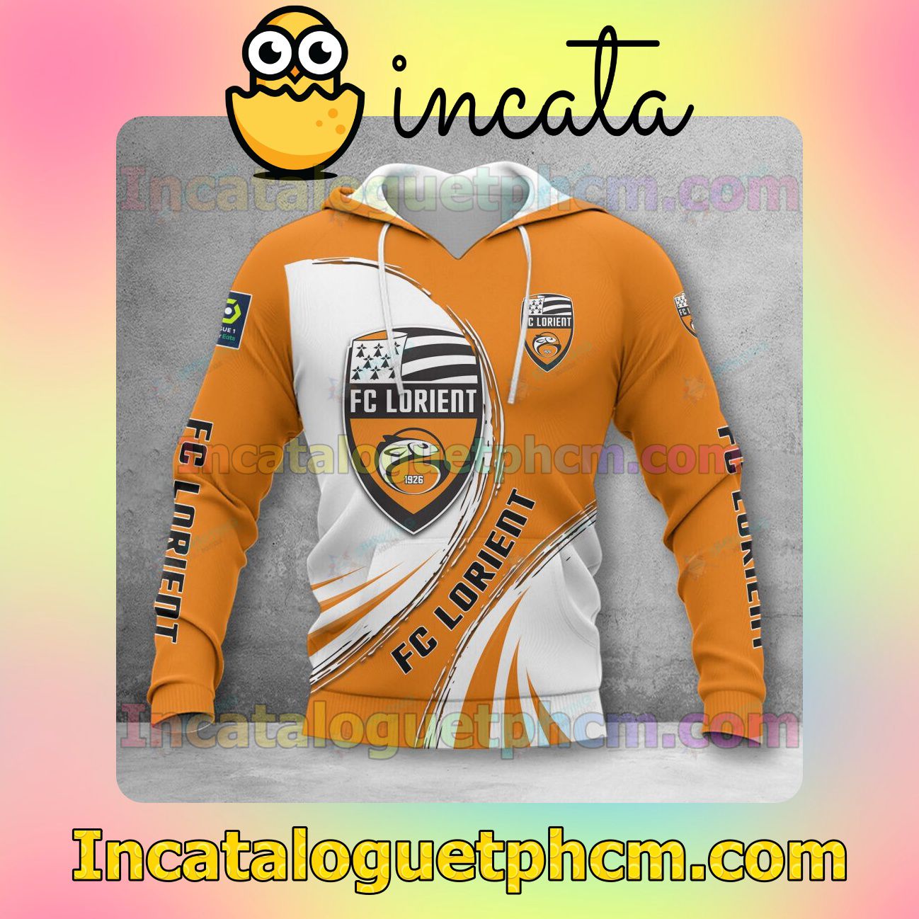 Cheap FC Lorient 3D Hoodie, Hawaiian Shirt