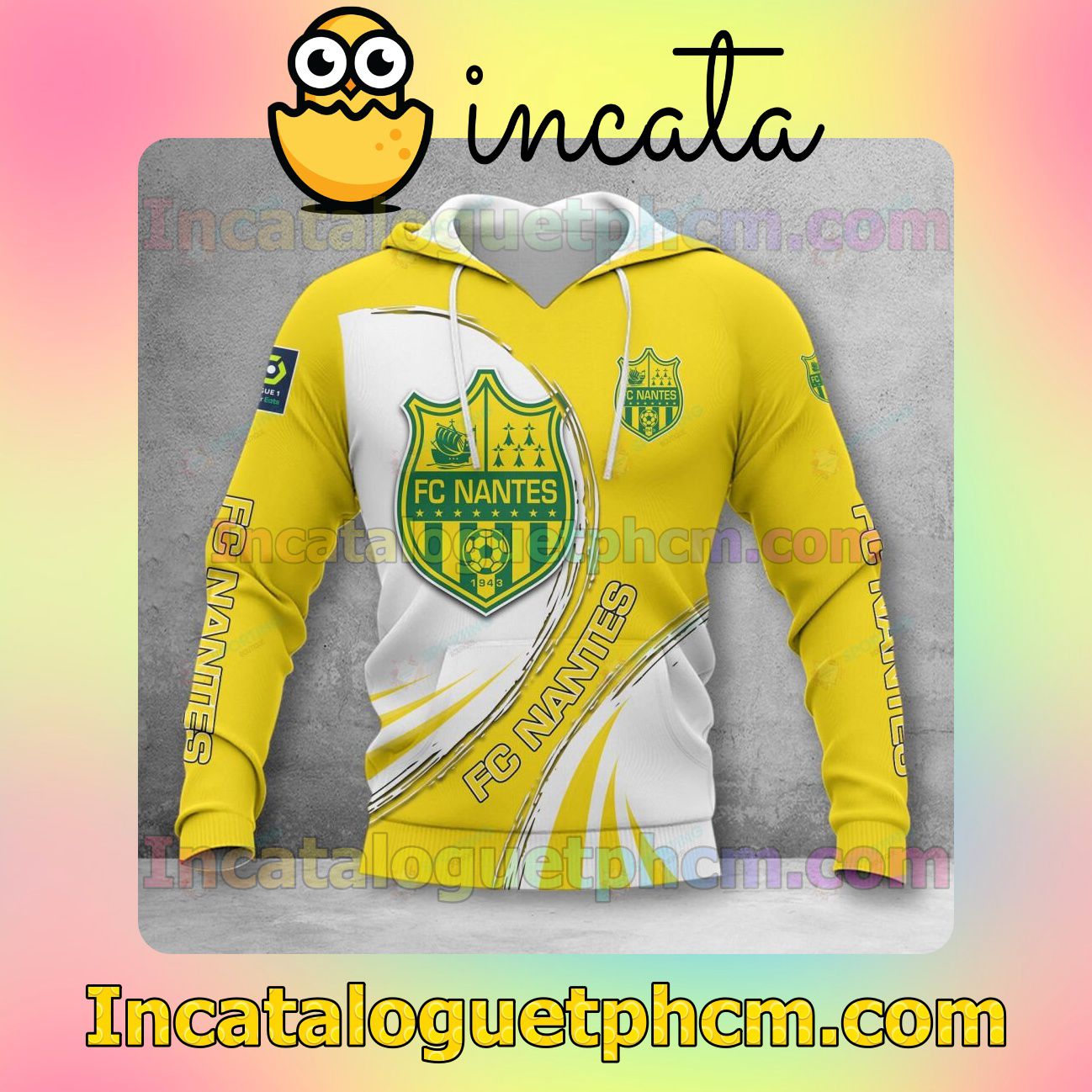 Great Quality FC Nantes 3D Hoodie, Hawaiian Shirt