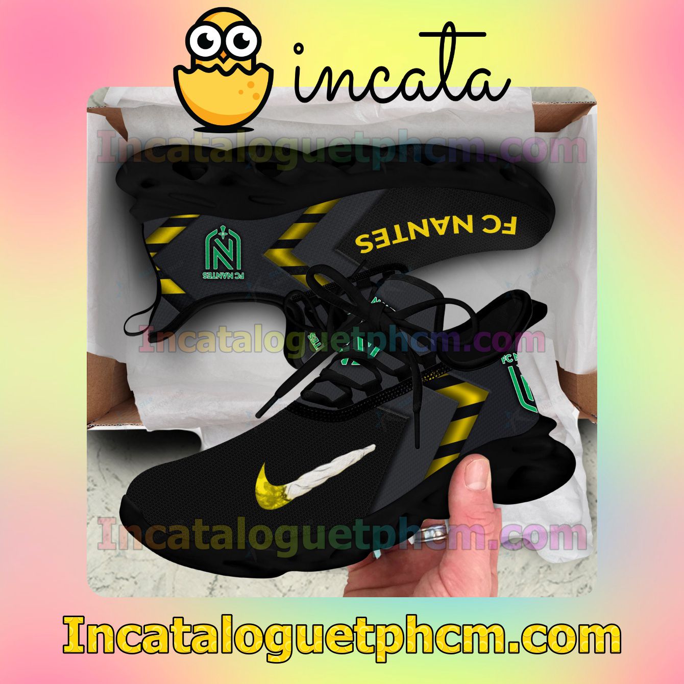  Ships From USA FC Nantes Nike Low Top Shoes