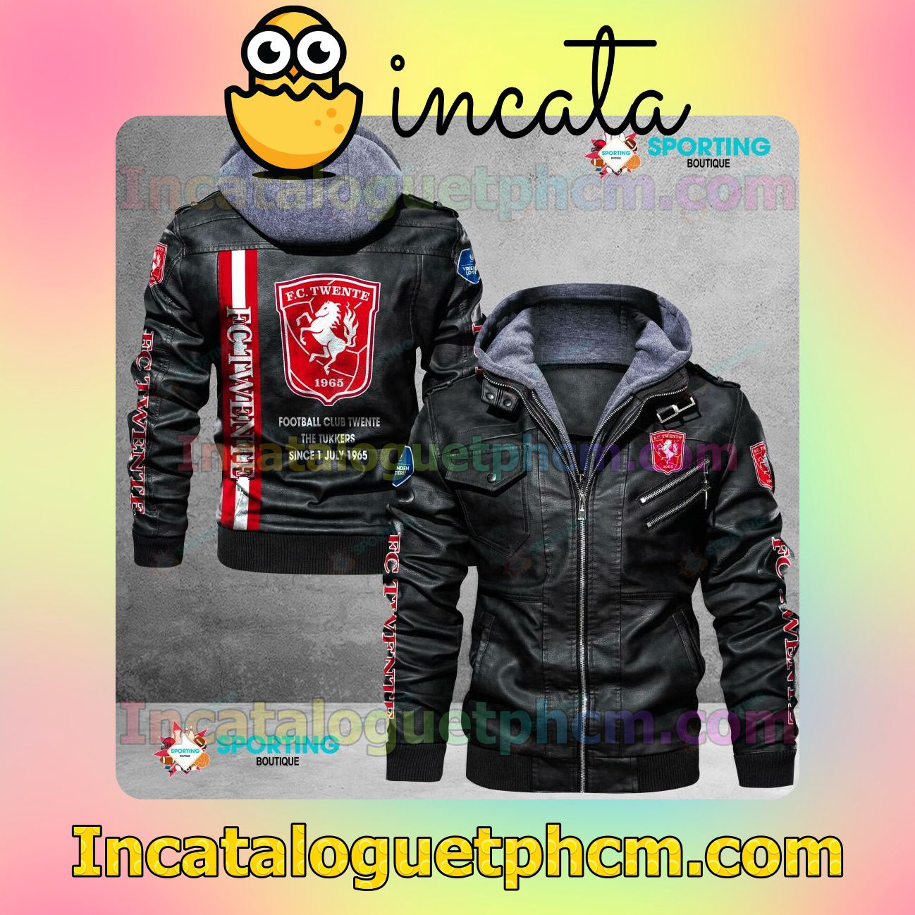 FC Twente Brand Uniform Leather Jacket