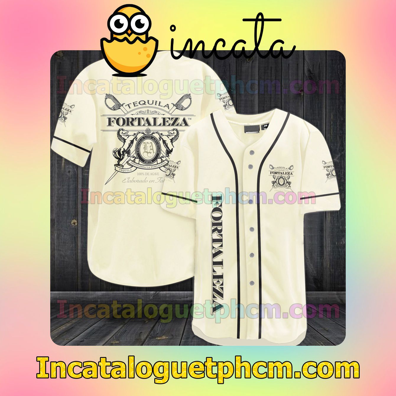 Father's Day Gift Fortaleza Tequila Baseball Jersey Shirt