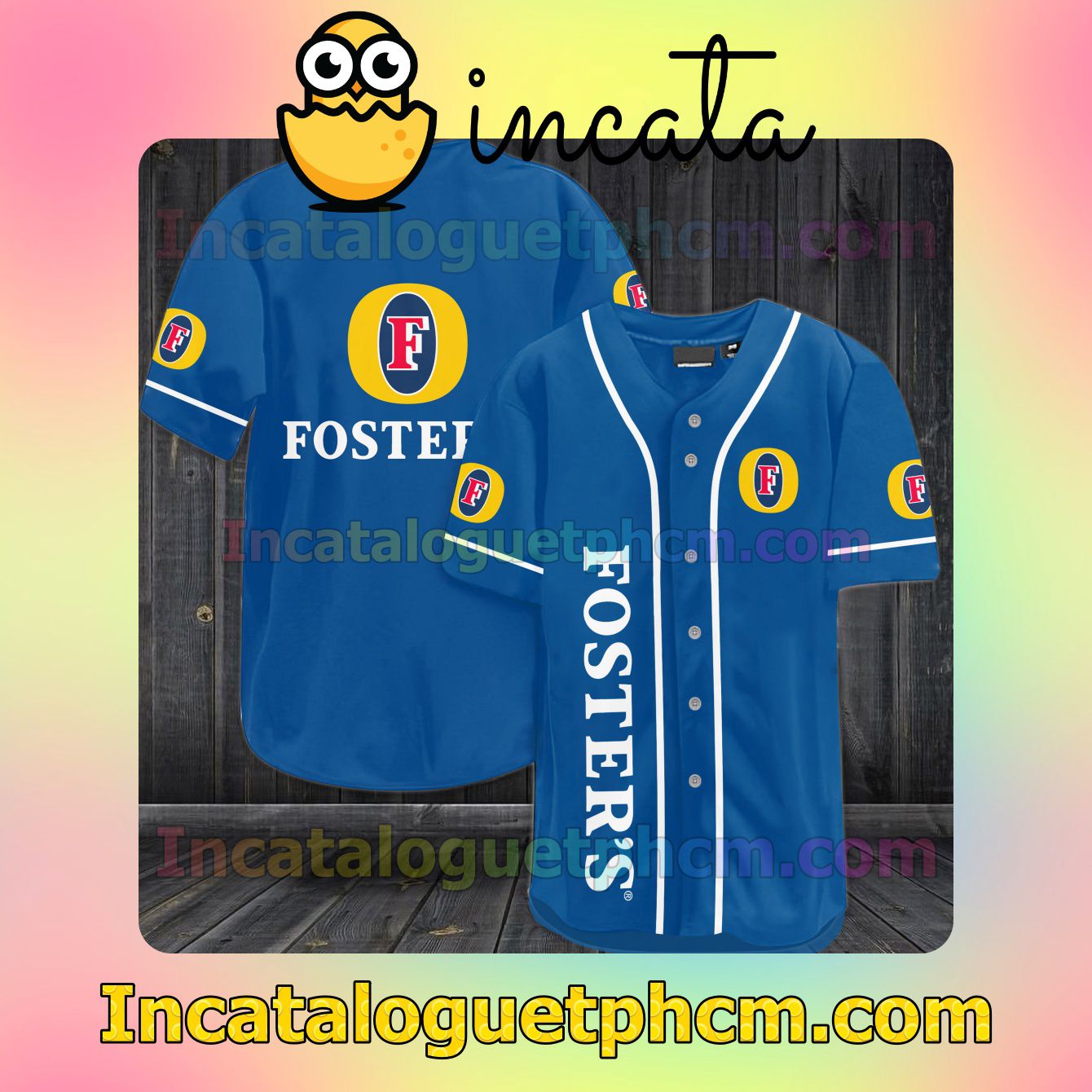 Best Foster's Beer Logo Baseball Jersey Shirt