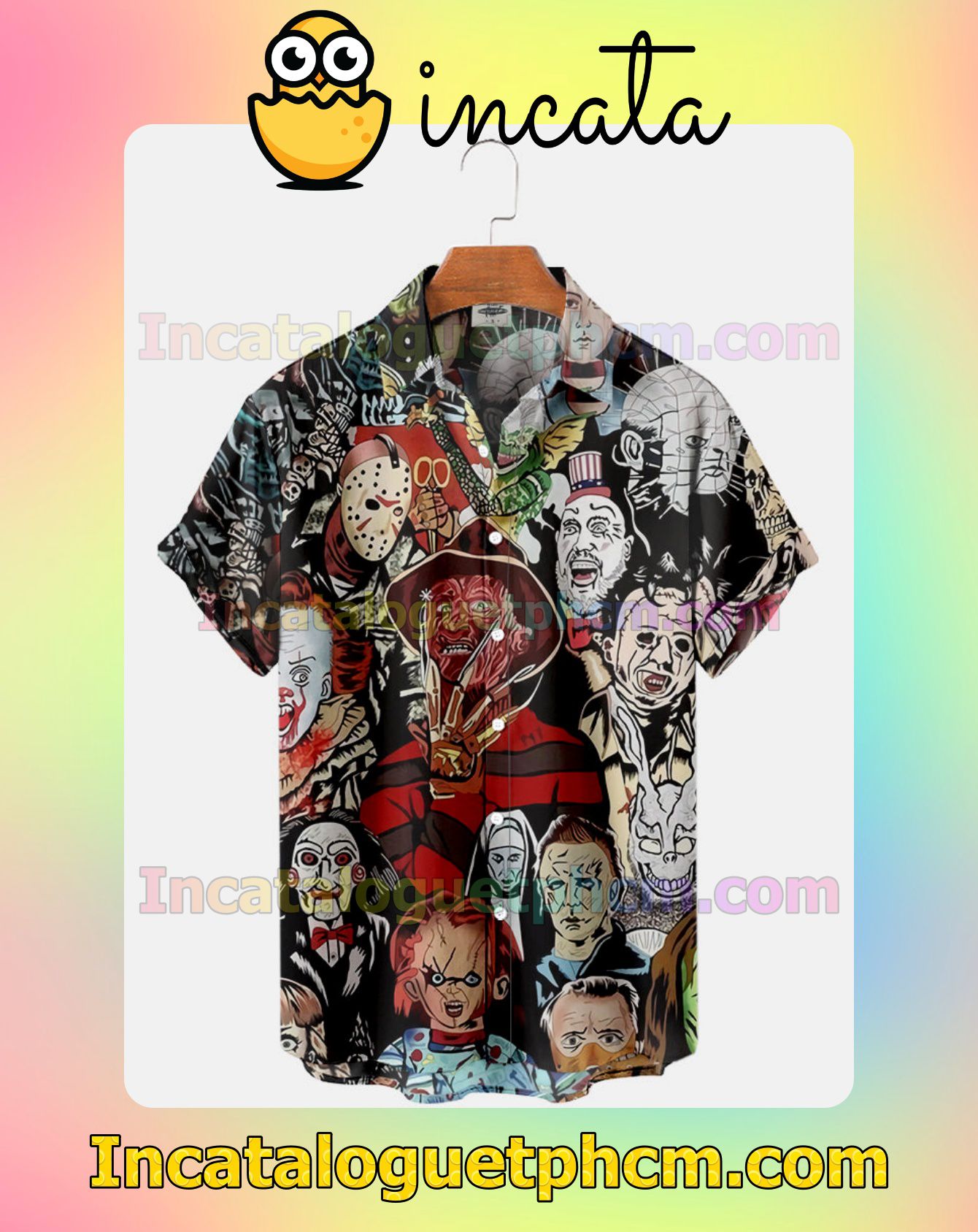 Real Freddy Krueger And Horror Movie Character Halloween Idea Shirt