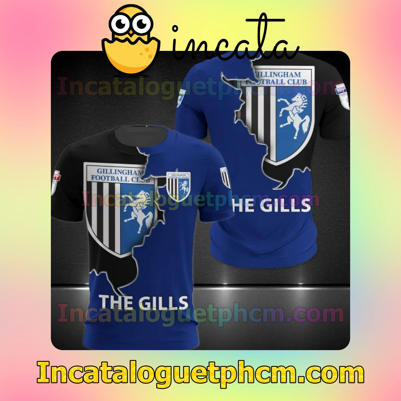 Gillingham FC The Gills Long Sleeve Tee Bomber Jacket