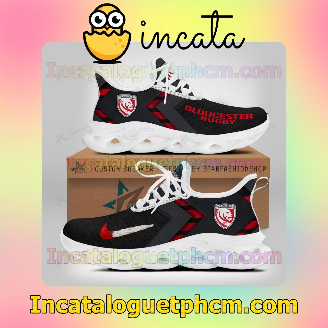 Us Store Gloucester Rugby Women Fashion Sneakers