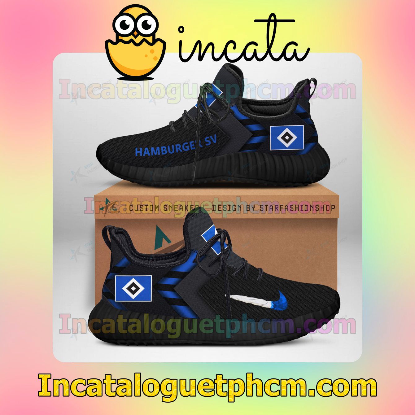 Limited Edition Hamburger SV Ultraboost Yeezy Shoes Sneakers