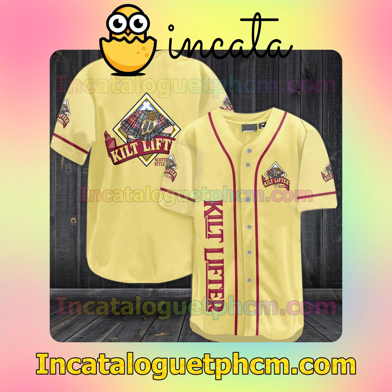 Hot Kilt Lifter Baseball Jersey Shirt