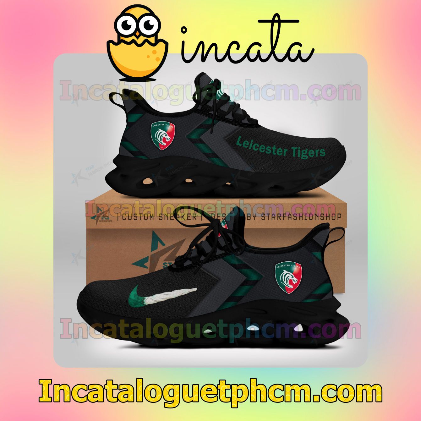 Very Good Quality Leicester Tigers Women Fashion Sneakers