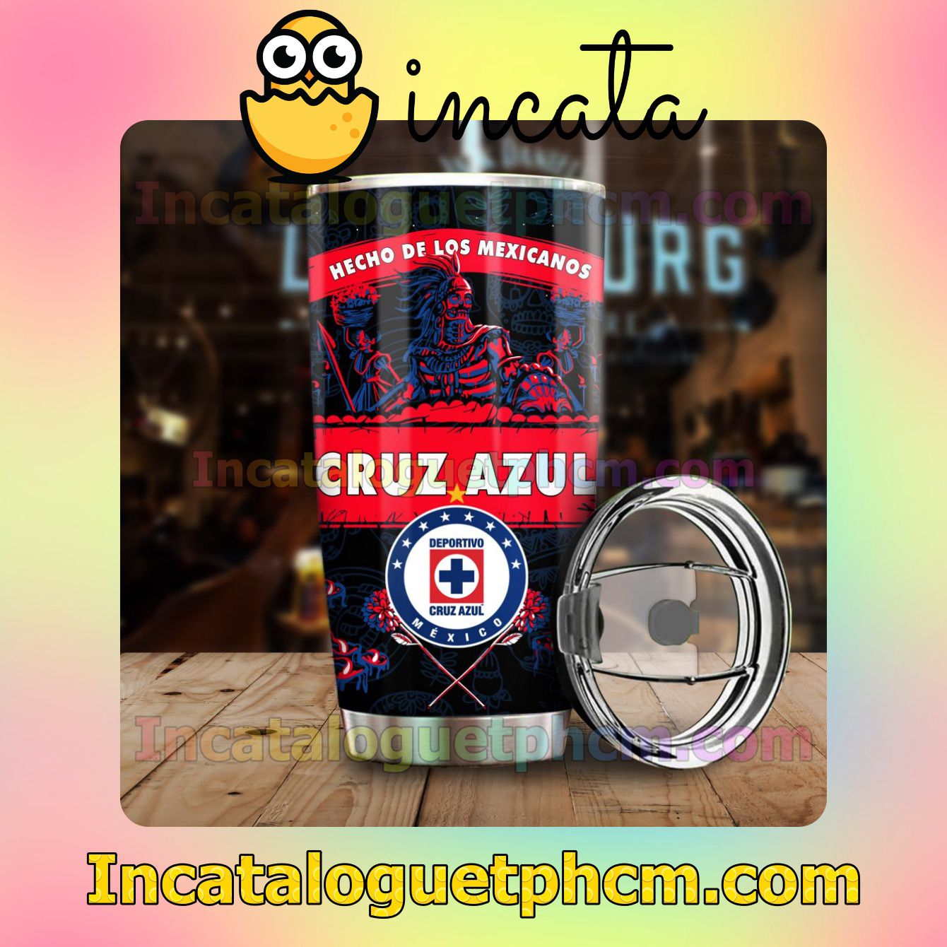 Great Liga MX Cruz Azul Hecho De Los Mexicanos 20 30 Oz Tumbler