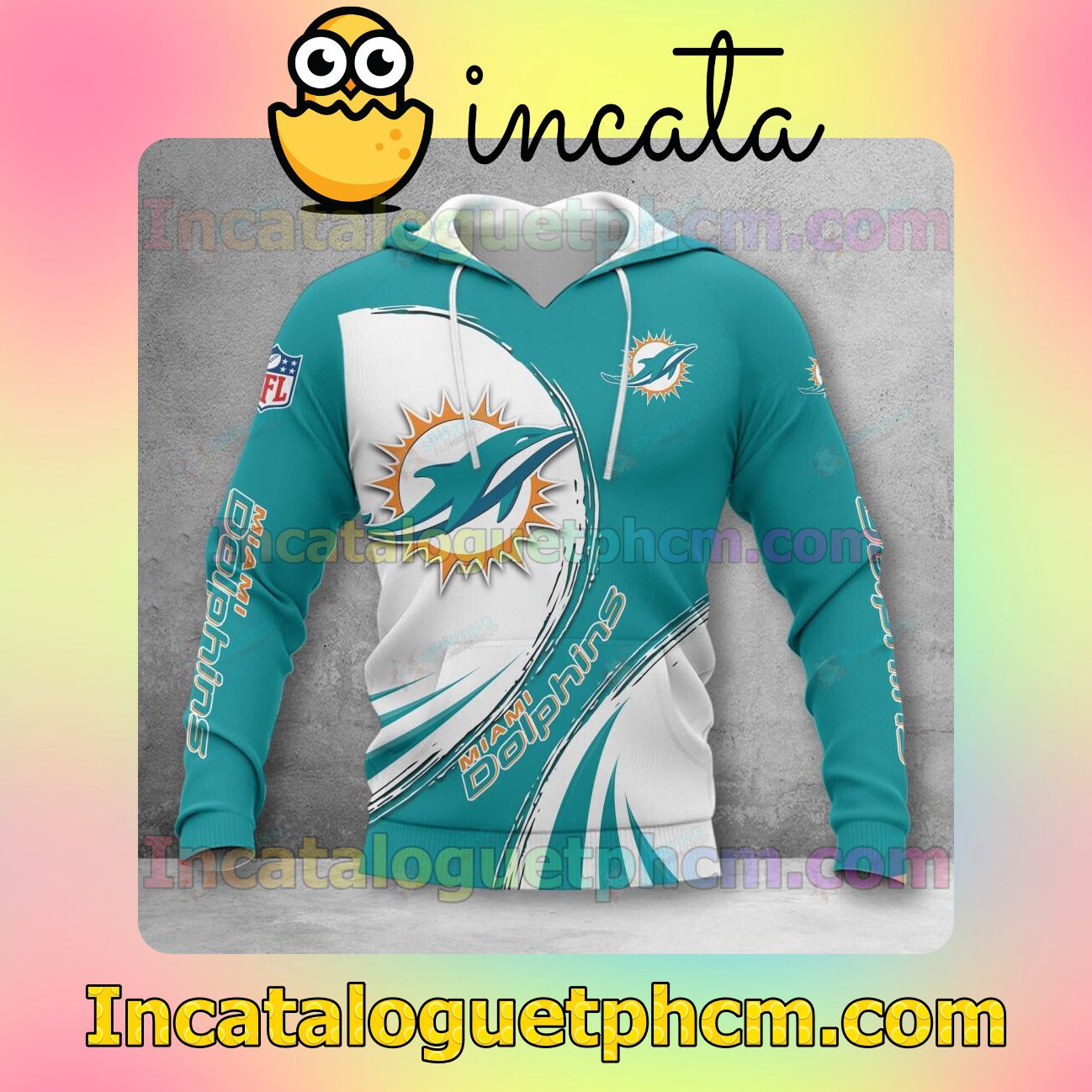 3D Miami Dolphins 3D Hoodie, Hawaiian Shirt