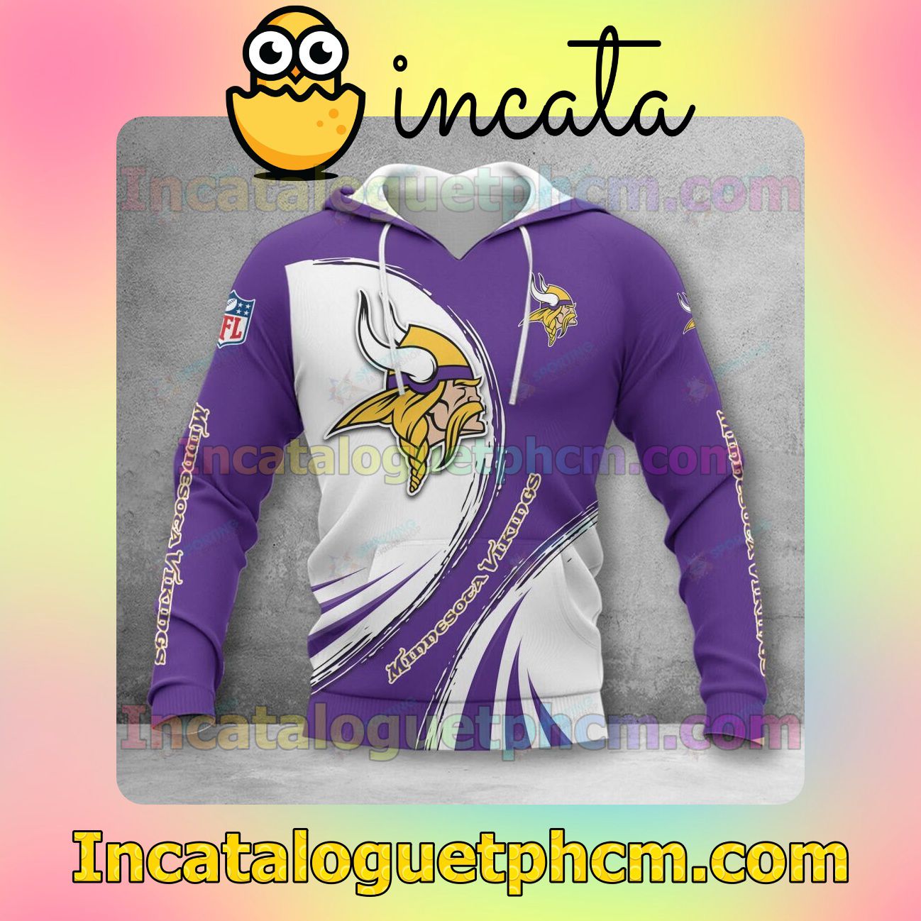 Real Minnesota Vikings 3D Hoodie, Hawaiian Shirt