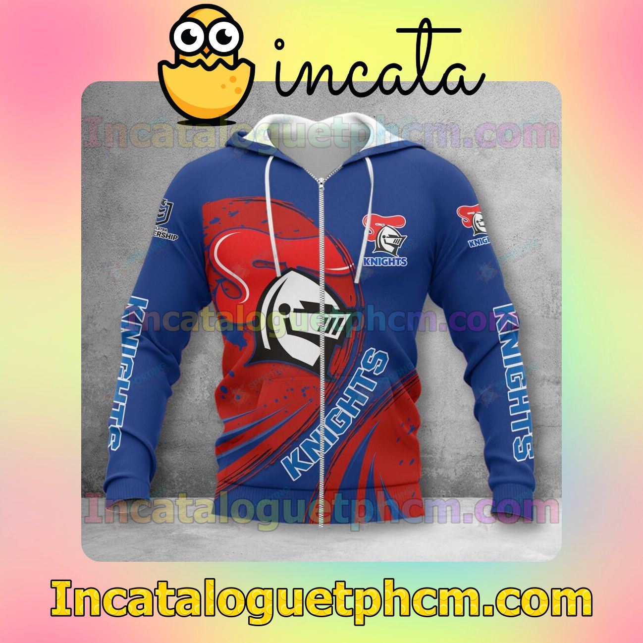 Limited Edition Newcastle Knights 3D Hoodie, Hawaiian Shirt