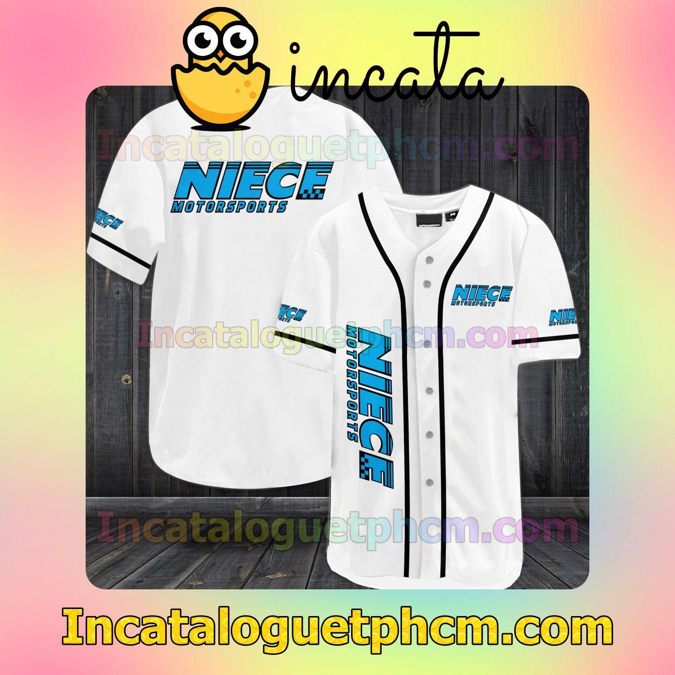 Niece Motorsports Car Team Baseball Jersey Shirt