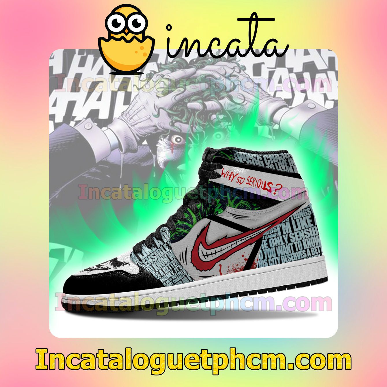 Cheap Nike Joker Why So Serious Air Jordan Sneakers