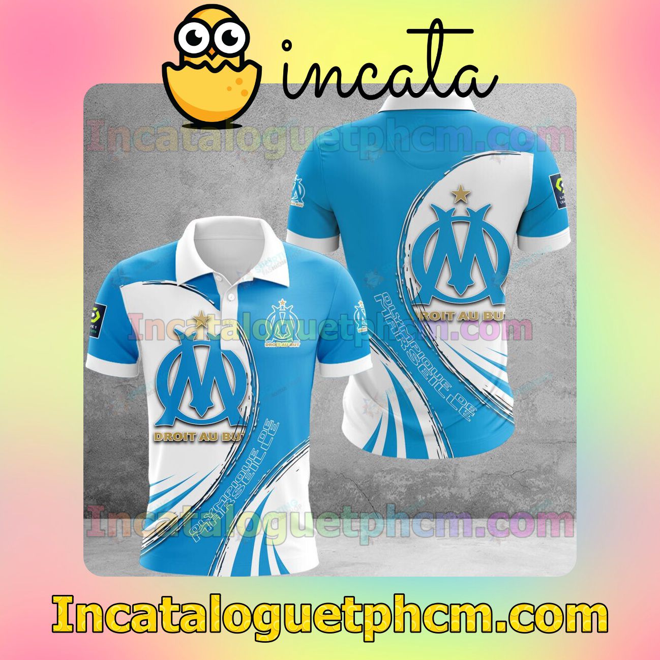 Olympique de Marseille 3D Hoodie, Hawaiian Shirt