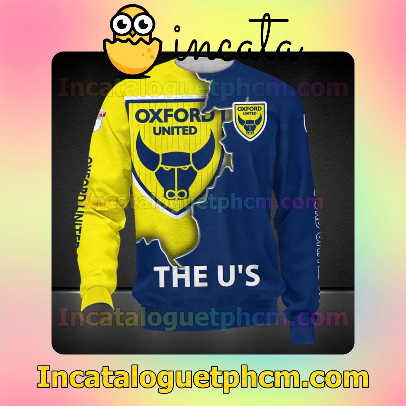 Best Shop Oxford United FC The U's Long Sleeve Tee Bomber Jacket