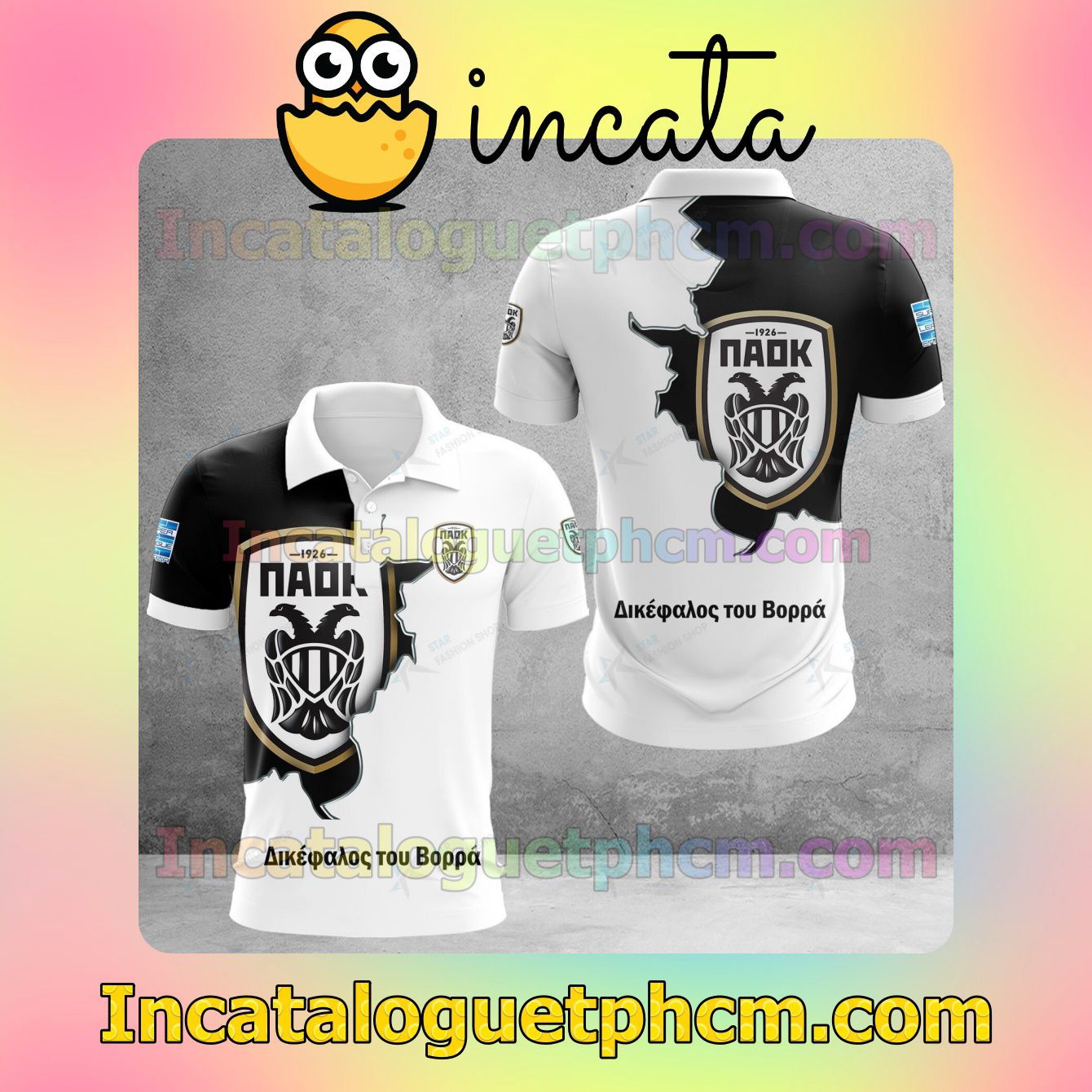 Buy In US PAOK FC 3D Hoodie, Hawaiian Shirt