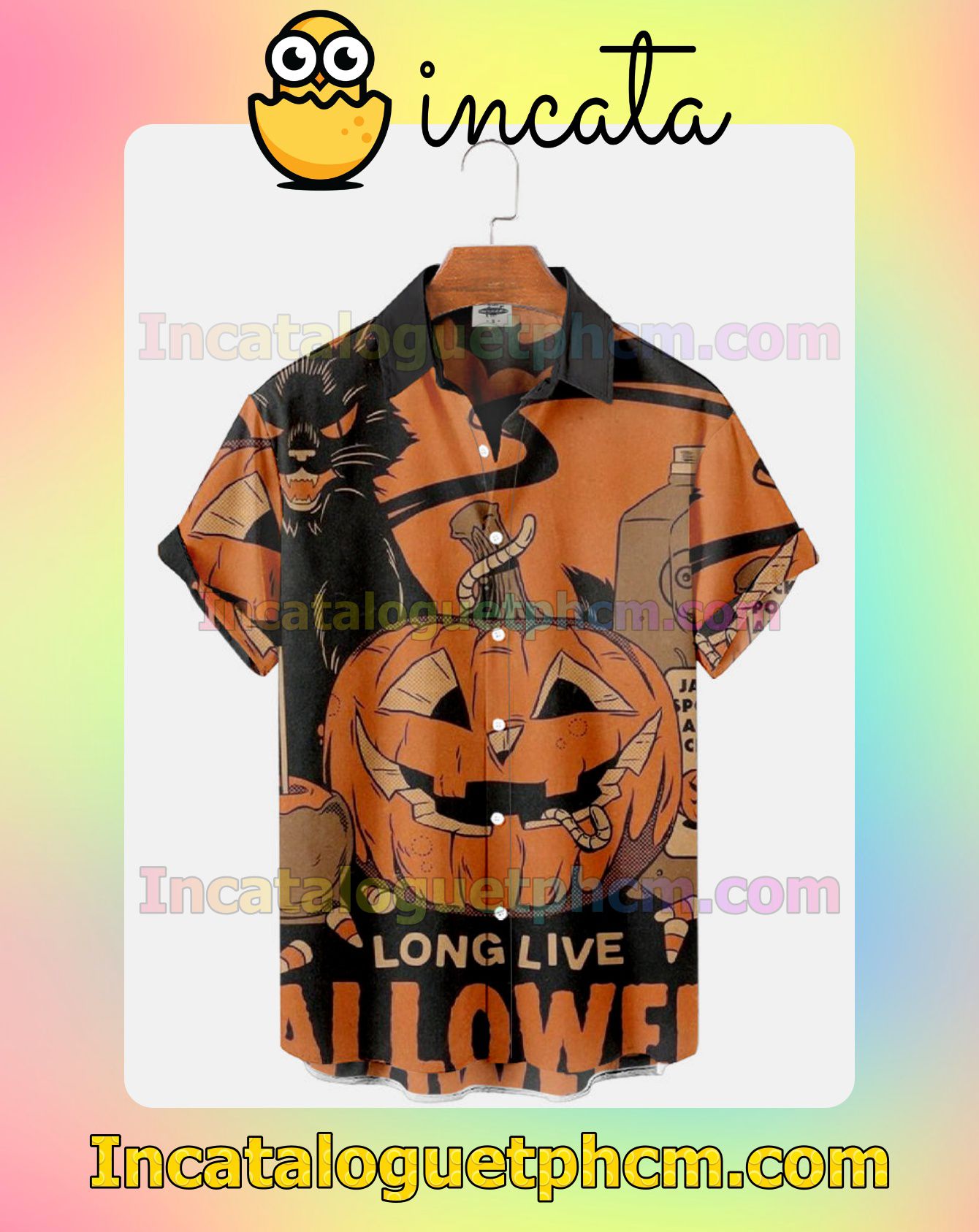Free Ship Pumpkin Long Live Halloween Halloween Idea Shirt