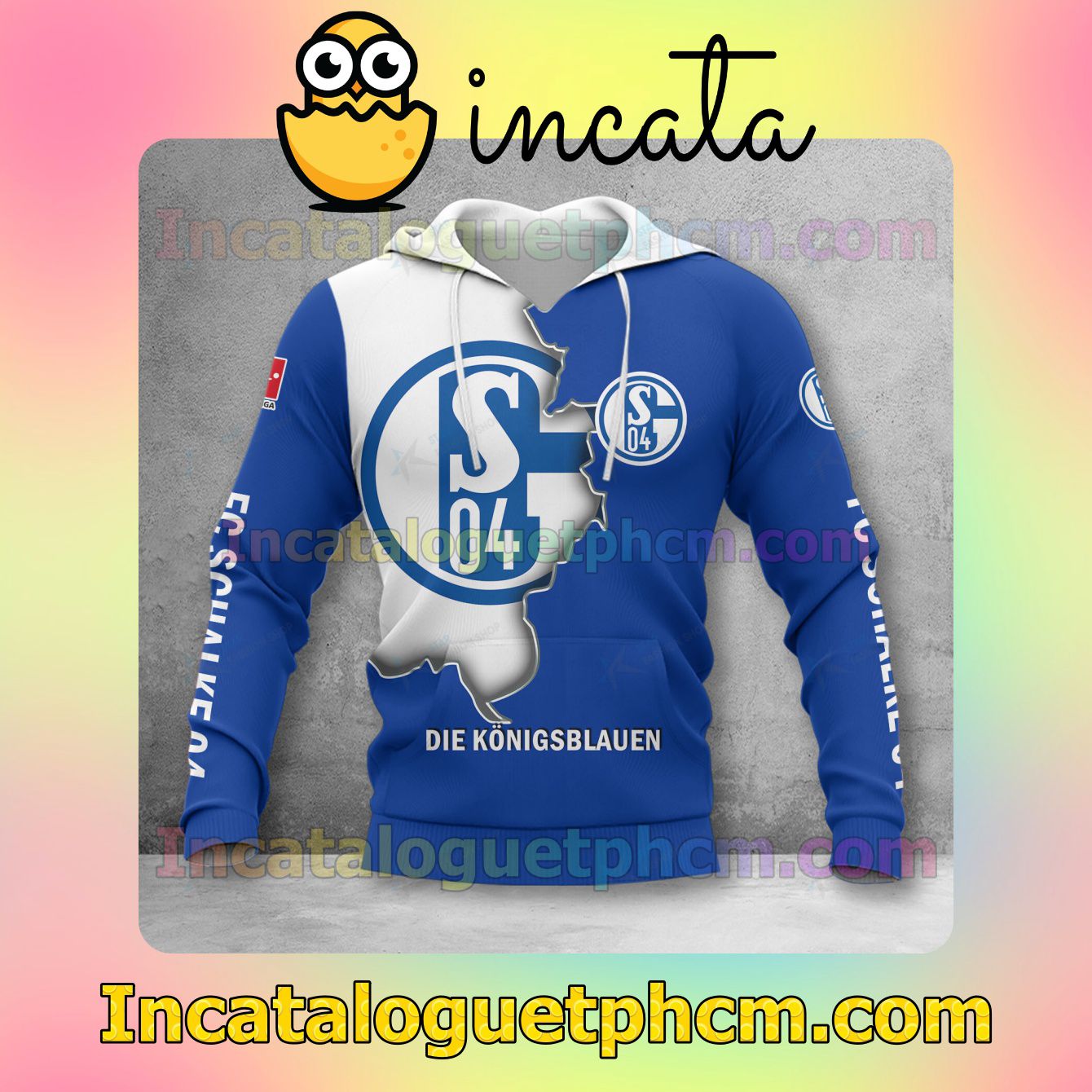 Official Schalke 04 3D Hoodie, Hawaiian Shirt