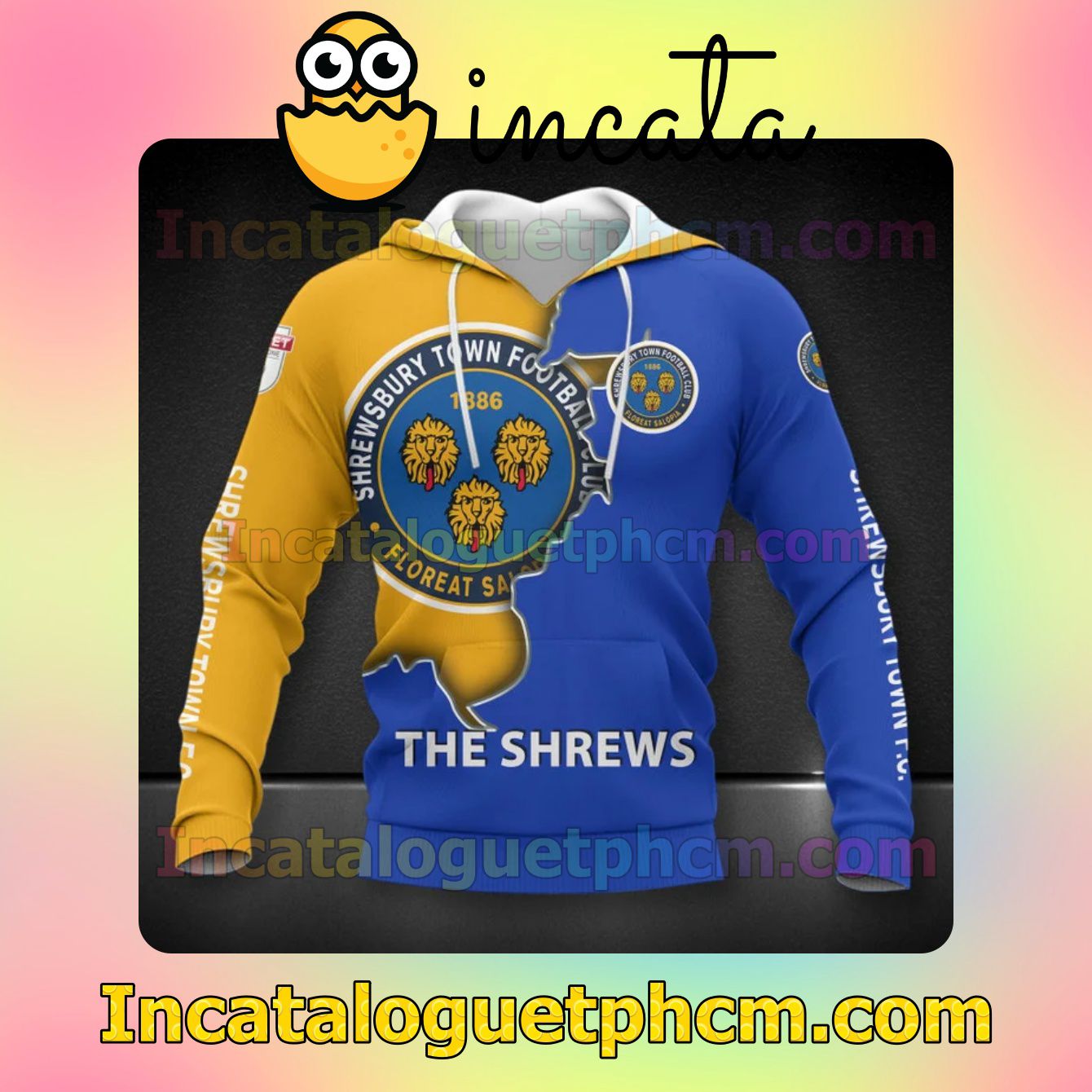Shrewsbury Town FC The Shrews Long Sleeve Tee Bomber Jacket