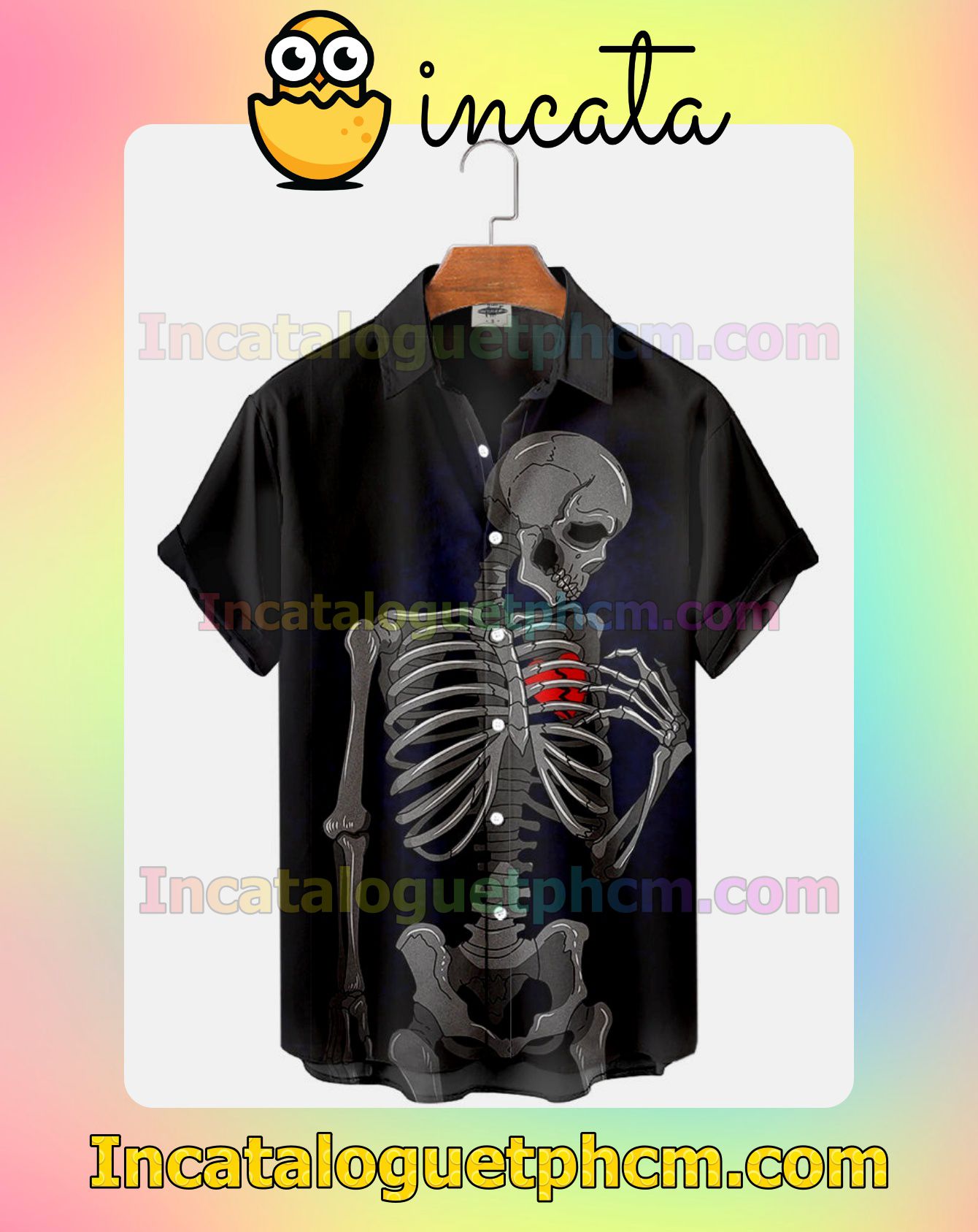 Absolutely Love Skeleton Broken Heart Halloween Idea Shirt