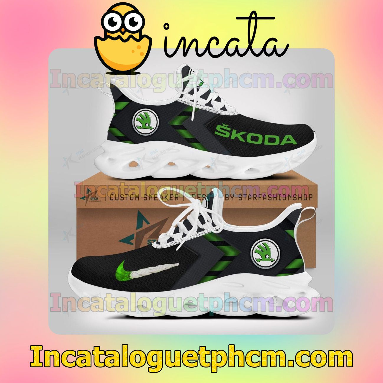 Drop Shipping Skoda Auto Women Fashion Sneakers