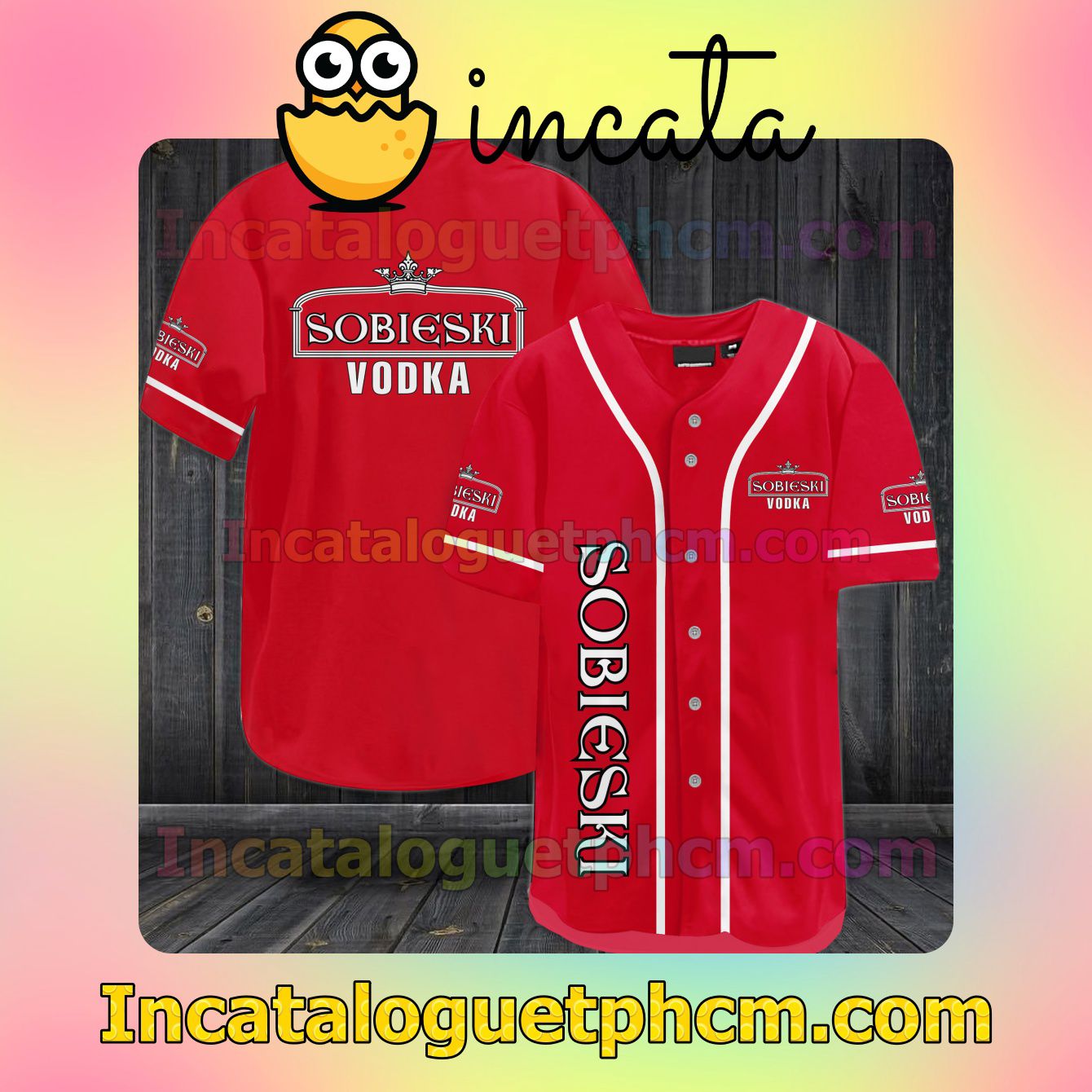 The cheapest Sobieski Vodka Baseball Jersey Shirt