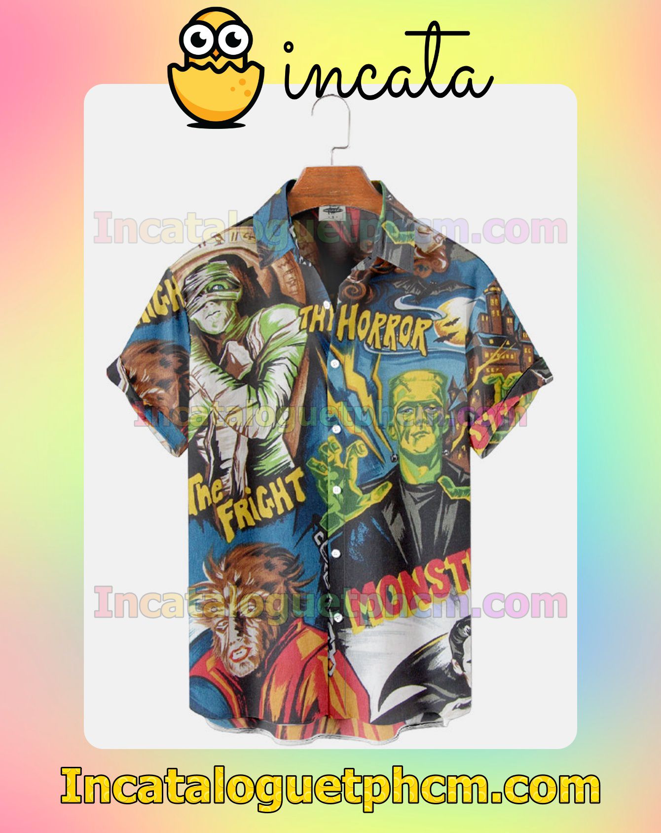 Review The Horror The Fright Monster Movie Halloween Idea Shirt