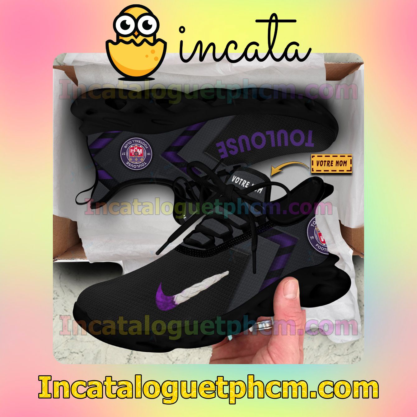 Awesome Toulouse Football Club Low Top Shoes