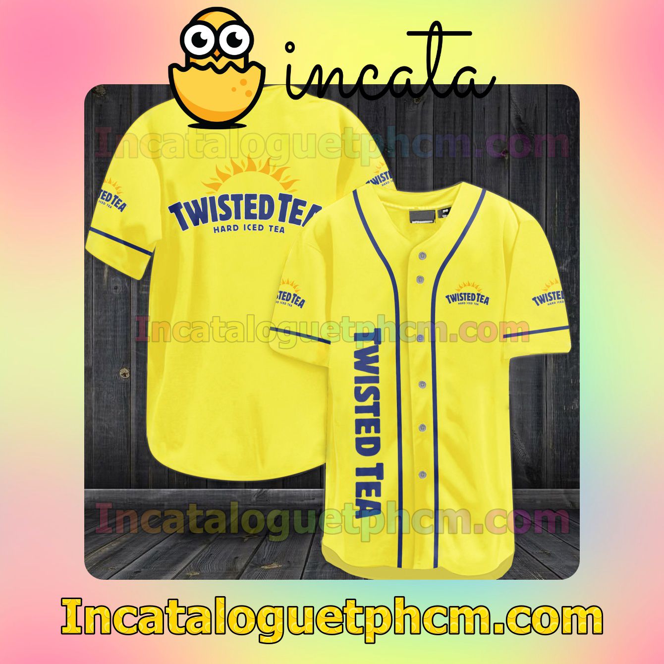 Twisted Tea Hard Iced Tea Baseball Jersey Shirt