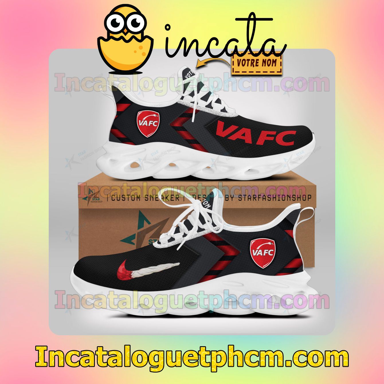 Hot Valenciennes Football Club Low Top Shoes