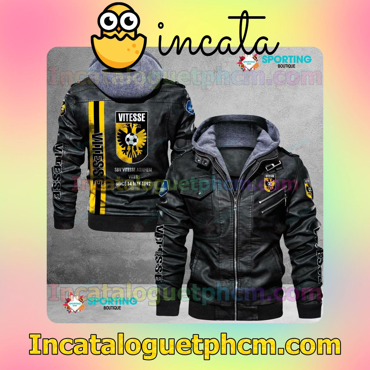 Vitesse Brand Uniform Leather Jacket