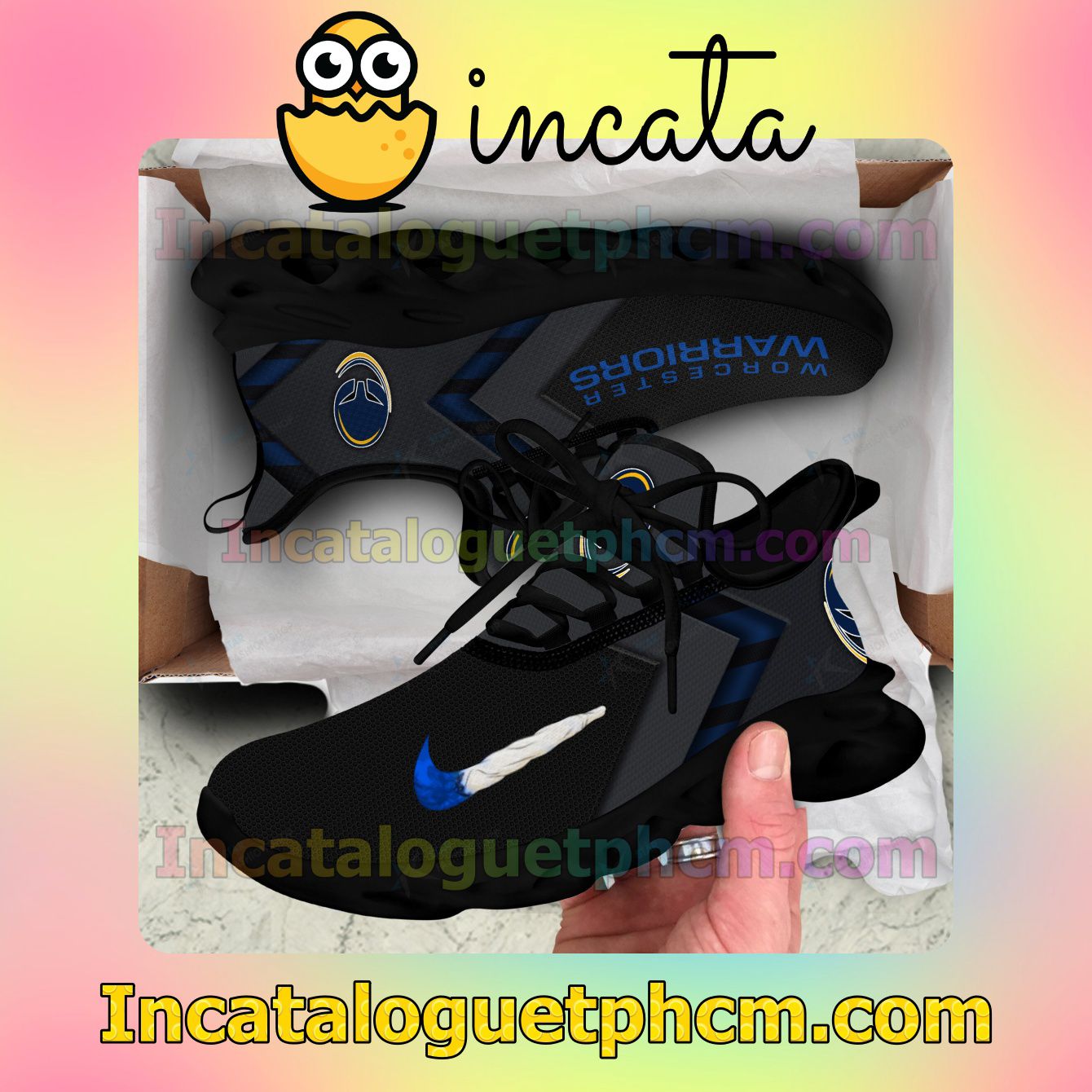 Print On Demand Worcester Warriors Women Fashion Sneakers